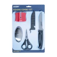 Noże - Zestaw wędkarski 101X nóż 20 cm + akcesoria Jaxon - miniaturka - grafika 1