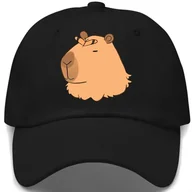Czapki i chusty sportowe męskie - Czapka Z Daszkiem Dziecięca ANGRY CAPIBARA Czarny Na Lato Różne Wzory - miniaturka - grafika 1