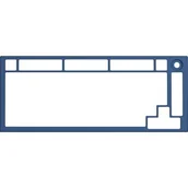 Gadżety dla graczy - Ramka GLORIOUS PC GMMK Pro Niebieski - miniaturka - grafika 1