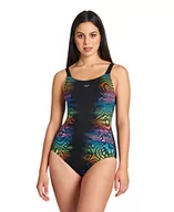 Stroje kąpielowe - ARENA ARENA Damski strój kąpielowy W Valeria U Back One Piece One Piece jednoczęściowy czarny Black Multiblack 36 004140 - miniaturka - grafika 1
