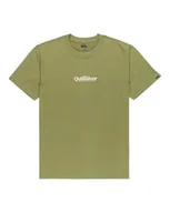 Koszulki męskie - Quiksilver Koszulka z krótkim rękawem EV Fineline SS Green 10 - miniaturka - grafika 1