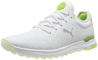 Buty sportowe męskie - PUMA Męskie buty do golfa Proadaptalphacat Gust O Wind, Biała srebrna roślinność - 42.5 EU - miniaturka - grafika 1