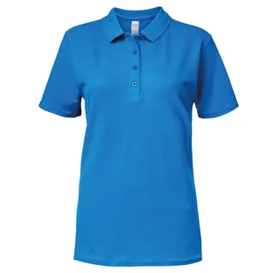 Dwukolorowa Koszulka Polo Z Krótkim Rękawem Softstyle Damska Z Krótkim Rękawem - Koszulki sportowe damskie - miniaturka - grafika 1