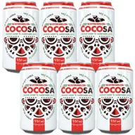 Soki i napoje niegazowane - Cocosa Woda kokosowa niegazowana z sokiem z arbuza Zestaw 6 x 330 ml - miniaturka - grafika 1
