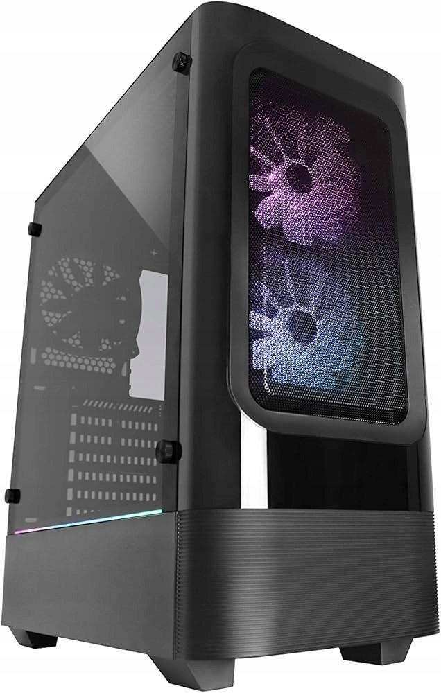 Obudowa RaidMax Raidmax EVOL H07FTB RGB Mesh Airflow Szkło Hartowane ATX 2x USB 3.0