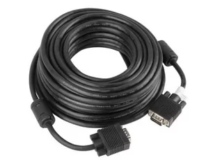 LANBERG LANBERG Kabel VGA Ferryt 15M M/M Ekran czarny (CA-VGAC-10CC-0150-B) - Kable komputerowe i do monitorów - miniaturka - grafika 3