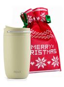 Kubki termiczne - Zestaw świąteczny kubek termiczny z uchwytem EQUA Cup  + woreczek prezentowy - miniaturka - grafika 1