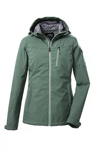 Killtec Damska kurtka softshell / kurtka outdoorowa z kapturem KOS 89 WMN SFTSHLL JCKT; pistacja, 36, 39138-000 - Kurtki damskie - miniaturka - grafika 1