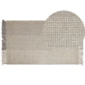 Dywany - Dywan wełniany 80 x 150 cm szary TEKELER - miniaturka - grafika 1