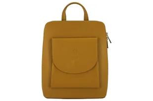 Plecak skórzany / listonoszka - Casual 2w1 - Szary jasny - Torebki damskie - miniaturka - grafika 13