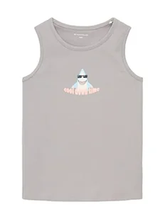 TOM TAILOR Tank top dla chłopców i dzieci z nadrukiem, 17590 – Smoky Grey, 128 - Koszulki i topy damskie - miniaturka - grafika 1