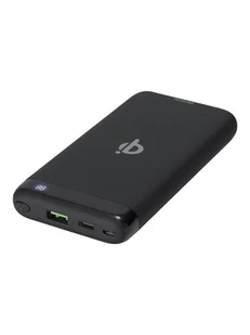 Deltaco Power bank 10 000 mAh Qi 10 W USB-C PD - Powerbanki - miniaturka - grafika 1