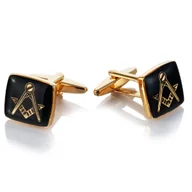 Spinki do mankietów i krawatów - Spinki do mankietów Mason Black SD-2827 - miniaturka - grafika 1