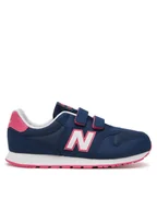 Buty dla dziewczynek - New Balance Sneakersy GV500VP1 Niebieski - miniaturka - grafika 1