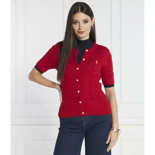 POLO RALPH LAUREN Kardigan LNY SS CB CD | Slim Fit - Swetry damskie - miniaturka - grafika 1