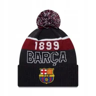 Czapki damskie - Czapka zimowa z pomponem New Era Sport Beanie FC Barcelona Core – Adult 60846895 - miniaturka - grafika 1