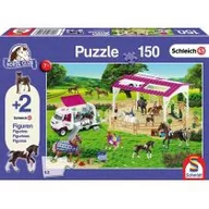 Puzzle - Schmidt Spiele Spiele, puzzle SCHLEICH: Wybieg dla koni + 2 figurki - miniaturka - grafika 1