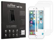 Szkła hartowane na telefon - movear 2 szt. Szkło Hartowane 3D Apple iPhone 6 / 6s (4.7") na Cały Ekran GLASS mSHIELD 3D PRO białe pyłoszczelne pełny klej A0IP6G3P14AWH2 - miniaturka - grafika 1