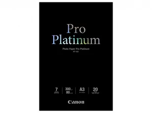 Canon Papier Photo Paper Pro Platinum PT-101 300g A4 Photo Paper Pro Platinum PT-101 300g A4 - Papier do drukarek - miniaturka - grafika 1