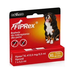 Fiprex Spot-On XL (psy 40-55kg) 1 pipeta 1191 - Artykuły przeciw pasożytom - miniaturka - grafika 3