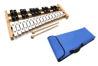 Akcesoria do perkusji - DZWONKI Chromatyczne CYMBAŁKI + POKROWIEC niebieski - miniaturka - grafika 1