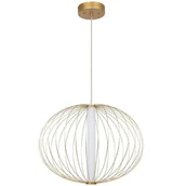 Lampy sufitowe - Light Prestige lampa wisząca LED Treviso 28W 2400lm 4000K złota 60cm LP-798/1P L GD - miniaturka - grafika 1