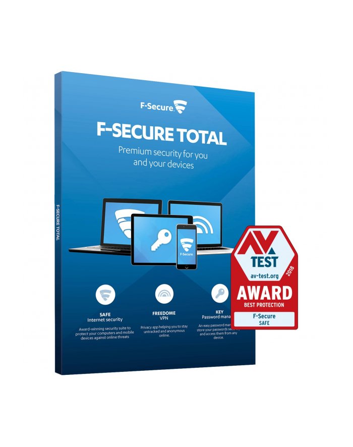 F-Secure Total Security ' Privacy ESD 5 stan/24m FCFTBR2N005E2