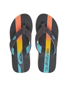 Quiksilver Japonki Molokai Layback AQYL101339 Szary - Klapki i japonki męskie - miniaturka - grafika 1