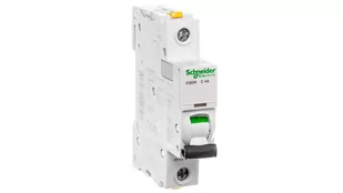 Schneider Electric Wyłącznik nadprądowy jednobiegunowy C 4A iC60N A9F04104 - Bezpieczniki elektryczne - miniaturka - grafika 1