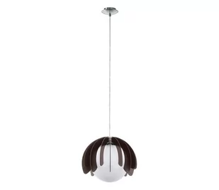 Eglo Rambla 98376 lampa wisząca zwis oprawa 1x60W E27 wenge/biala - Lampy sufitowe - miniaturka - grafika 3