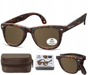 Okulary przeciwsłoneczne - SKŁADANE Polaryzacyjne Okulary Unisex Nerdy mat - miniaturka - grafika 1