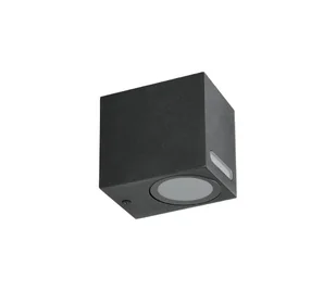 Kobi QUERK 1xGU10/35W/230V IP54 8 cm czarny - Lampy ogrodowe - miniaturka - grafika 1