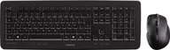 Klawiatury - Cherry CHERRY DW 5100 klawiatura RF Wireless AZERTY Belgijski Czarny JD-0520BE-2 - miniaturka - grafika 1