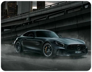 PODKŁADKA POD MYSZKĘ MERCEDES AMG Z IMIENIEM 23x19CM DO LAPTOPA - Podkładki pod mysz - miniaturka - grafika 1
