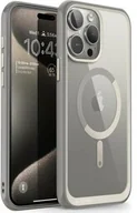 Etui i futerały do telefonów - Supcase Etui pancerne UB Mag z MagSafe do iPhone 15 Pro, przezroczysto-szare - miniaturka - grafika 1