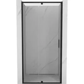 Ścianki i drzwi prysznicowe - Mexen Exo drzwi prysznicowe uchylne 105 cm, transparent, czarne - 819-105-000-70-00 - miniaturka - grafika 1