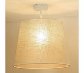 Lampy sufitowe - Duolla - Żyrandol natynkowy YUTE 1xE27/15W/230V śr. 38 cm szary - miniaturka - grafika 1