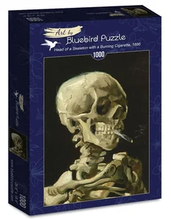 Puzzle 1000 Głowa szkieletu z płonącym papierosem - Puzzle - miniaturka - grafika 1