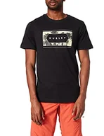 Koszulki męskie - Hurley Męski t-shirt M White Palm Ss Tee szary czarny/biały (Newprint lub Black/Wht) XXL HSP21SMT01467 - miniaturka - grafika 1