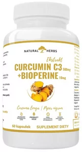 AltoPharma, Curcumin C3 Complex 500mg Bioperine 10mg, 60 kaps. - Witaminy i minerały AltoPharma, Curcumin C3 Complex 500mg Bioperine 10mg, 60 kaps. - Witaminy i minerały - miniaturka - grafika 1