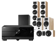 Kino domowe - Yamaha RX-A8A (czarny) + Diva 6 + 3 + 7 (dąb) + Basso 880 - miniaturka - grafika 1