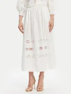 Spódnice - Liu Jo Spódnica midi WA5258 T4853 Biały Regular Fit - miniaturka - grafika 1