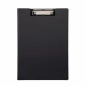 Deski z klipsem - MAUL 2382090 podkładka A4 Karton, Papier Czarny - miniaturka - grafika 1
