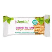 Santini Sezamki z ksylitolem i maltitolem 27g - - Cukier i słodziki - miniaturka - grafika 2