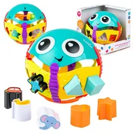 Sortery dla dzieci - Dumel Tuli Fun Sorter Kształtów Piłka Uśmiechnięta Zestaw Klocki 10m+ - miniaturka - grafika 1