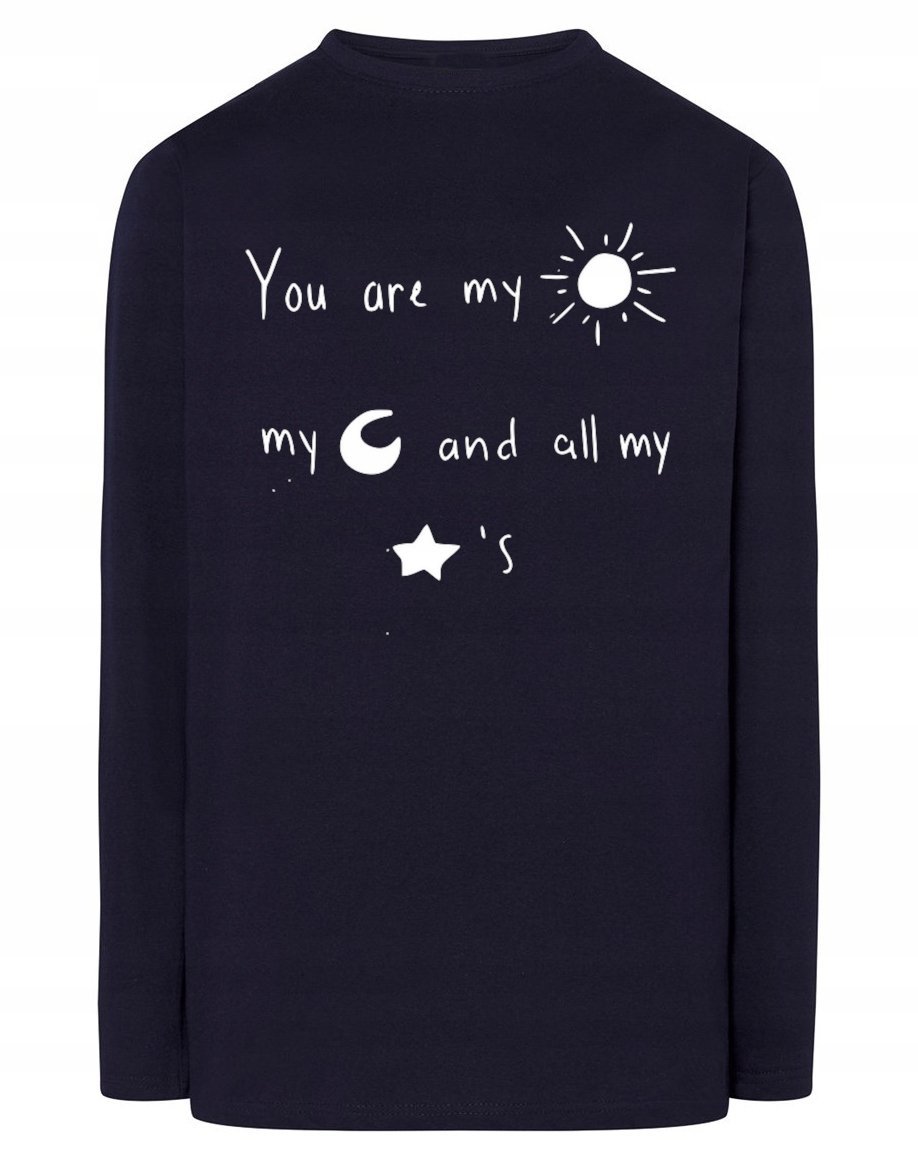 Walentynki Prezent Longsleeve męski nadruk r.3XL