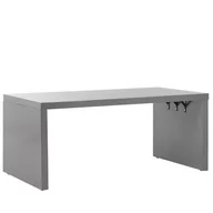 Stoły ogrodowe - Shumee Stół ogrodowy betonowy kształt litery U 180 cm szary TARANTO 261744 - miniaturka - grafika 1