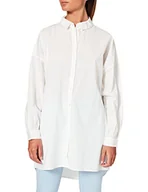 Bluzki damskie - Vero Moda Damska bluzka Vmbina L/S Oversize Ga Noos, Śnieżnobiały, S - miniaturka - grafika 1