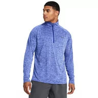 Koszulki sportowe męskie - Męska bluza treningowa nierozpinana bez kaptura Under Armour UA Tech 2.0 1/2 Zip - niebieska - UNDER ARMOUR - miniaturka - grafika 1