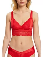 Biustonosze - ESPRIT Bodywear damski biustonosz Moving LACE Soft Bra BH, czerwony, S, czerwony, S - miniaturka - grafika 1